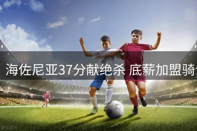 海佐尼亚37分献绝杀 底薪加盟骑士盼重生